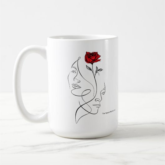 MemoryUs “The Space We Honor” Lyric Coffee Mug  (Gauche)