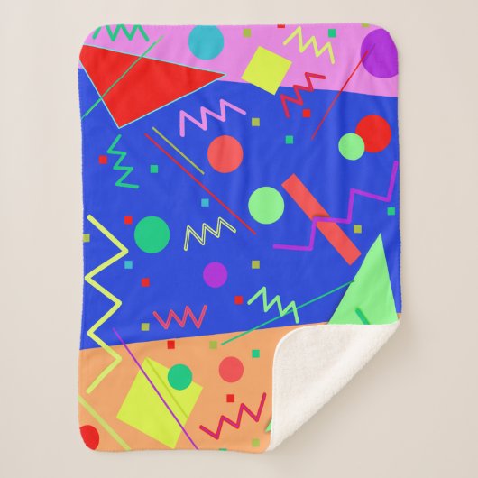 Memphis #53 sherpa deken (Voorkant)