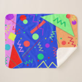 Memphis #53 sherpa deken (Voorkant (horizontaal))