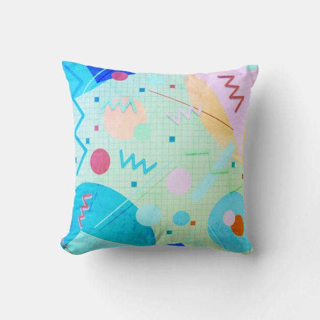 Memphis #82 Greenleaf Kussen (Voorkant)