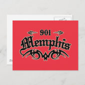 Memphis 901 briefkaart (Voorkant / Achterkant)