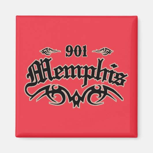 Memphis 901 magneet (Voorkant)