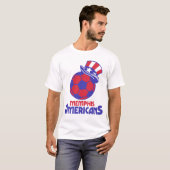 Memphis Americans MISL Retro T-shirt Soccer intéri (Devant entier)
