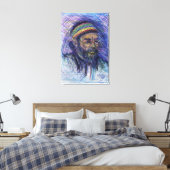 Memphis Artist Wrapped Canvas (Insitu (Slaapkamer))
