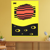 Memphis Bitossi Droom Canvas Afdruk (Insitu (Woonkamer))
