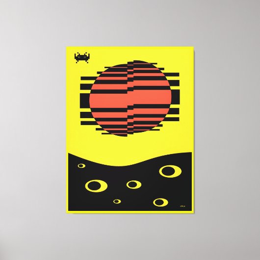 Memphis Bitossi Droom Canvas Afdruk (Voorkant)