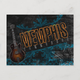 Memphis Blues Guitar Briefkaart