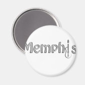 memphis blues magneet (Voorkant / Achterkant)