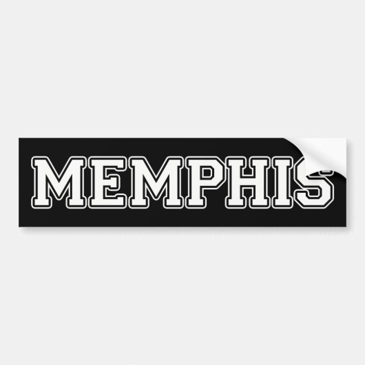 Memphis Bumpersticker (Voorkant)