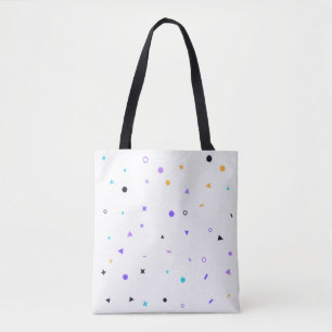 Memphis Confetti Naadloos Patroon Draagtas