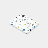 Memphis, cool, trendy, moderne geometrische kunst post-it® notes (Schuin)