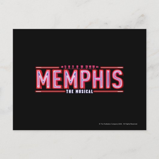 MEMPHIS - De muziekLogo Briefkaart (Voorkant)