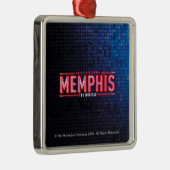 MEMPHIS - De muziekLogo Metalen Ornament (Rechts)
