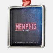 MEMPHIS - De muziekLogo Metalen Ornament (Links)