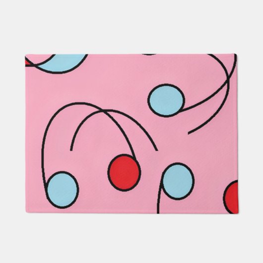 Memphis Design Drupes Deurmat (Voorkant)