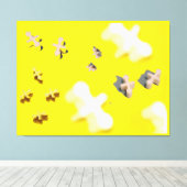 Memphis Design Jacks Canvas Afdruk (Insitu (Houten vloer))