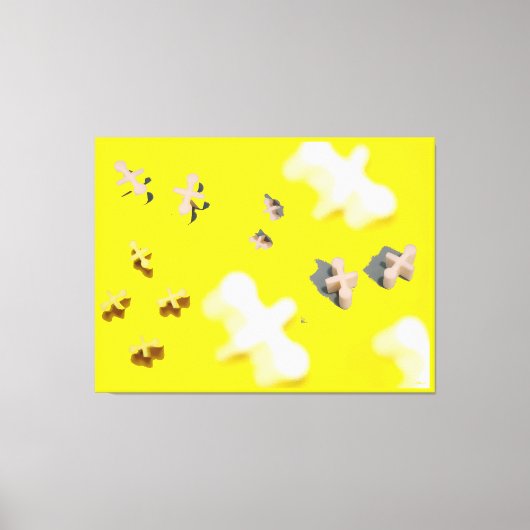 Memphis Design Jacks Canvas Afdruk (Voorkant)