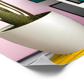 Memphis Design Party in the Living Room Poster (Hoek)