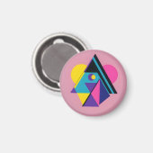 Memphis Design Woonruimte Magneet (Voorkant / Achterkant)