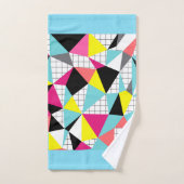 Memphis, formes géométriques (Serviette à main)