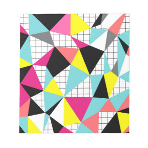 Memphis, geometrische vormen notitieblok