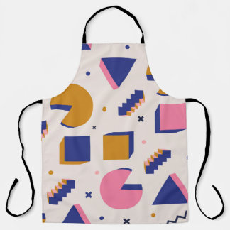 Memphis Geometry: jaren '90 Mode Naadloos Schort