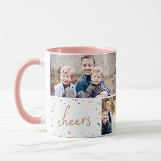 Memphis Holiday 5 Photo Mug (Gauche)