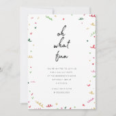 Memphis Holiday Party Invitation (Devant)