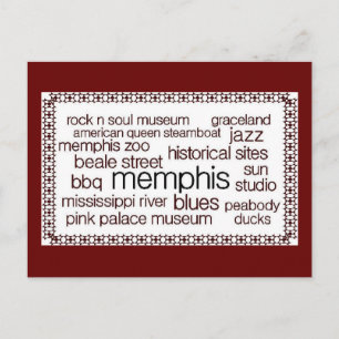 Memphis in Brown Briefkaart