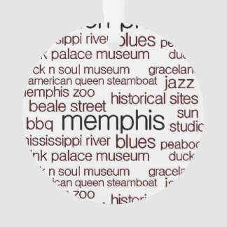 Memphis in bruin ornament