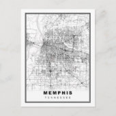 Memphis-kaart Briefkaart (Voorkant)