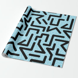 Memphis Labyrinth Cadeaupapier