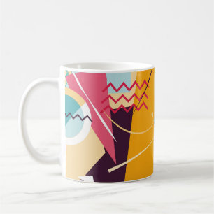 Memphis Mood: Retro geometrische trend Koffiemok
