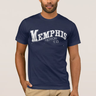 Memphis Motor Co. Shirt-Navy Blue T-shirt