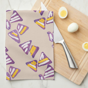 Memphis Nachos keukenhanddoek op Baking Stone kleu