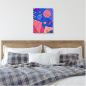 Memphis No. 96 Canvas Afdruk (Insitu (Slaapkamer))