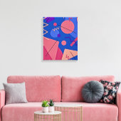 Memphis No. 96 Canvas Afdruk (Insitu (Woonkamer))