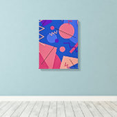 Memphis No. 96 Canvas Afdruk (Insitu (Houten vloer))