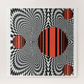Memphis OpArt Legpuzzel (Horizontaal)