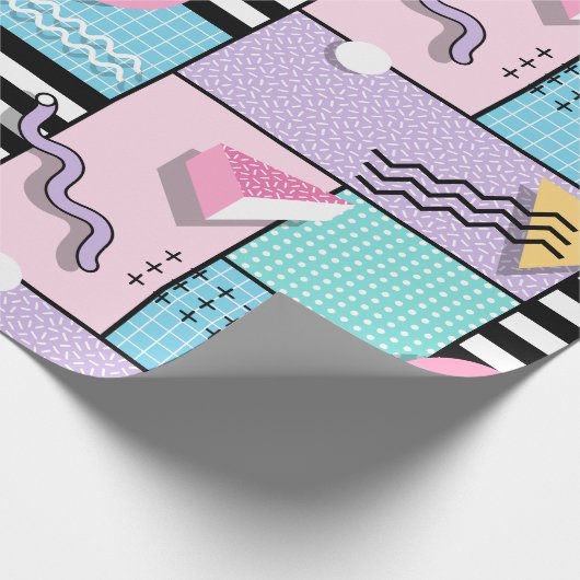 Memphis Party Cadeaupapier (Hoek)