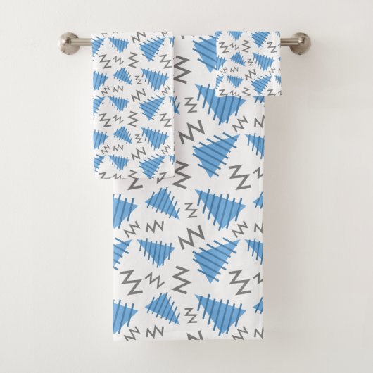 Memphis Pattern-handdoekset Bad Handdoek (Insitu)