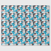 Memphis Pattern: Minimalistische Abstracte Trend Cadeaupapier (Vlak)