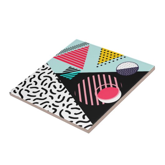 Memphis Pattern Tegeltje (Zijkant)