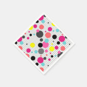 Memphis polka dots servet (Hoek)