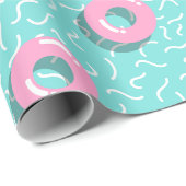 Memphis Polka Hoops Cadeaupapier (Rol Hoek)