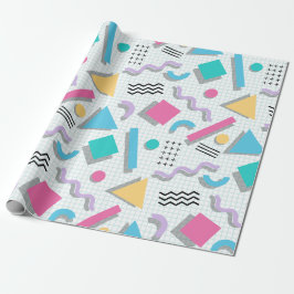 Memphis Shapes Cadeaupapier
