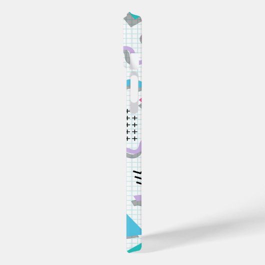 Memphis Shapes Case-Mate iPhone Case (Achterkant / Links)