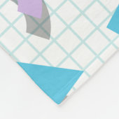 Memphis Shapes Fleece Deken (Hoek)