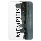 Memphis Skyline avec Memphis dans le Sky Magnet (Vertical)
