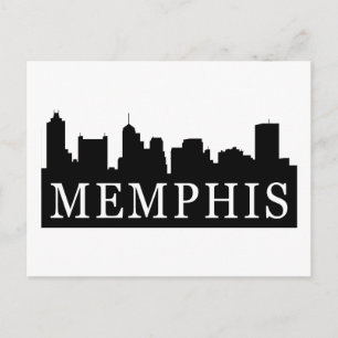 Memphis Skyline Briefkaart